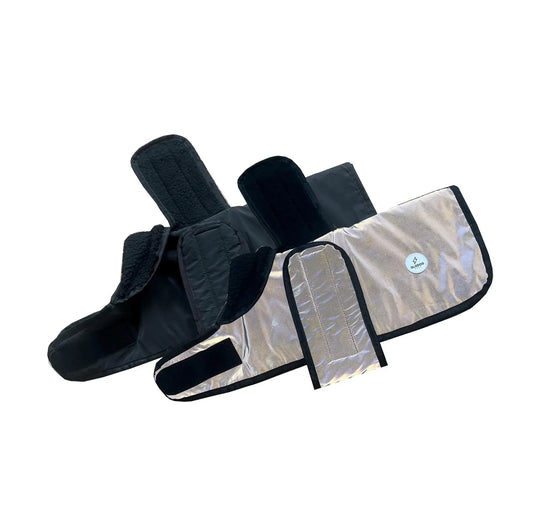 Reflective Fleece Lined Waterproof Dog Coat