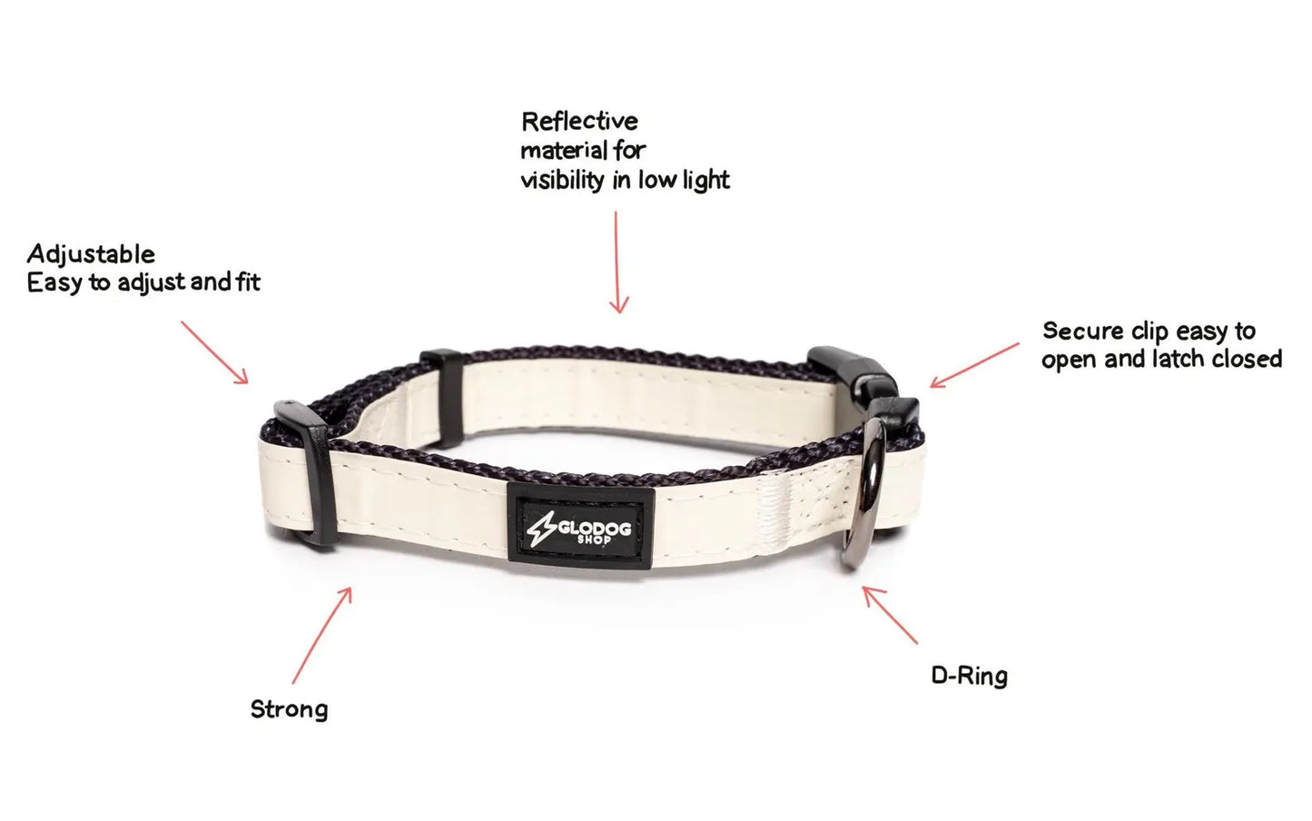 Reflective Dog Collar: Hi-vis Night Safety Pet Collar