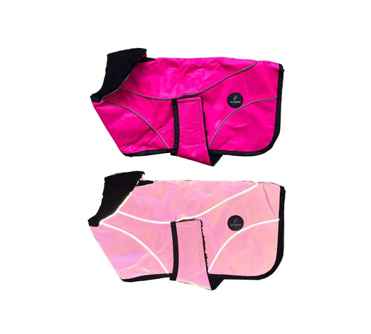 Reflective Fleece Lined Waterproof Dog Coat