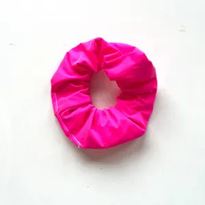 Pink Reflective Hair Band / Scrunchie - Glow-in-Dark Safety Hair Accessory, High Visibility Headband
