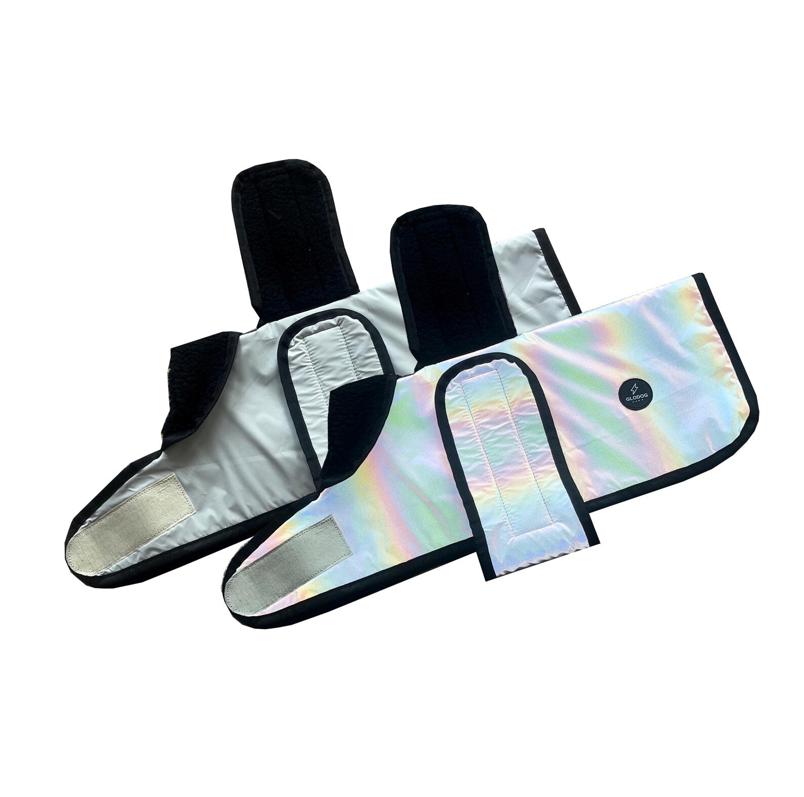 Reflective Waterproof Dog Coat: Fleece Lined, Harness Hole